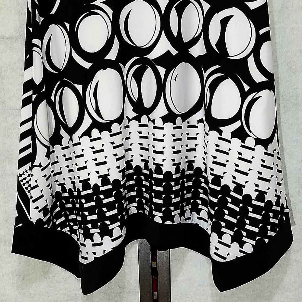 Joseph Ribkoff Abstract Print Skirt - image 3
